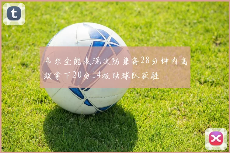 韦尔全能表现攻防兼备28分钟内高效拿下20分14板助球队获胜