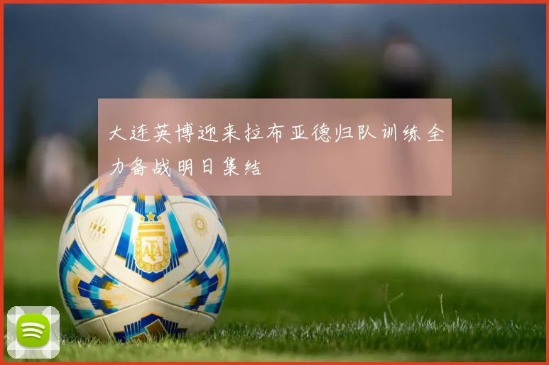 大连英博迎来拉布亚德归队训练全力备战明日集结